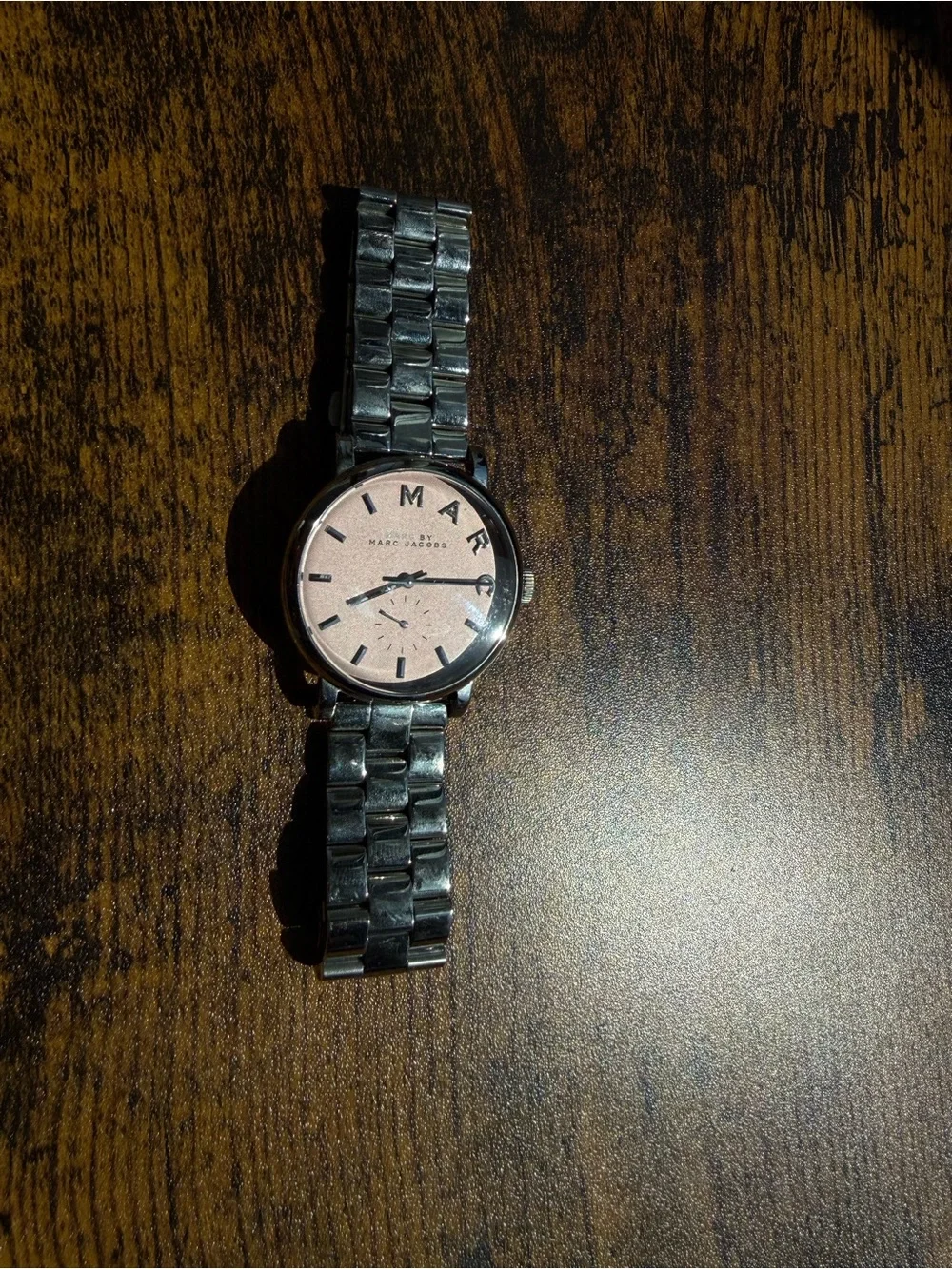 Marc Jacobs polished silver